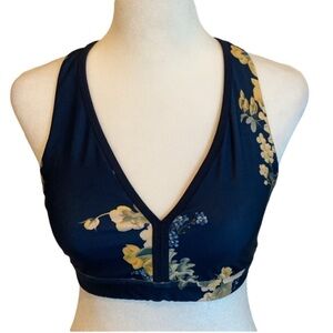 Joy Lab sports bra. Size XS. Navy with floral pattern.